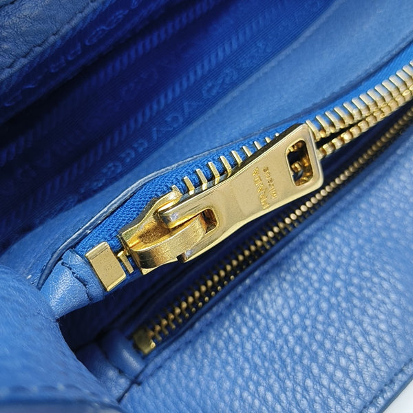 Calfskin Tote Bag Blue