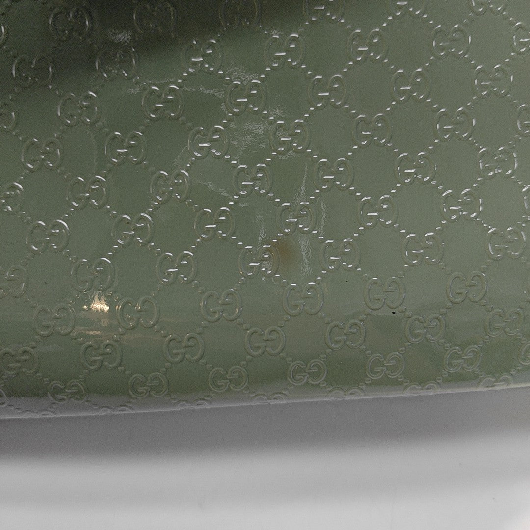Microguccissima Monogram Calfskin Green
