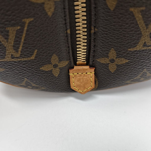 RIBERA Monogram Coated Canvas Brown