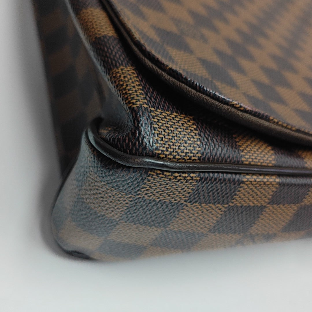 DISTRICT MM Damier Ebene Coated Canvas Brown