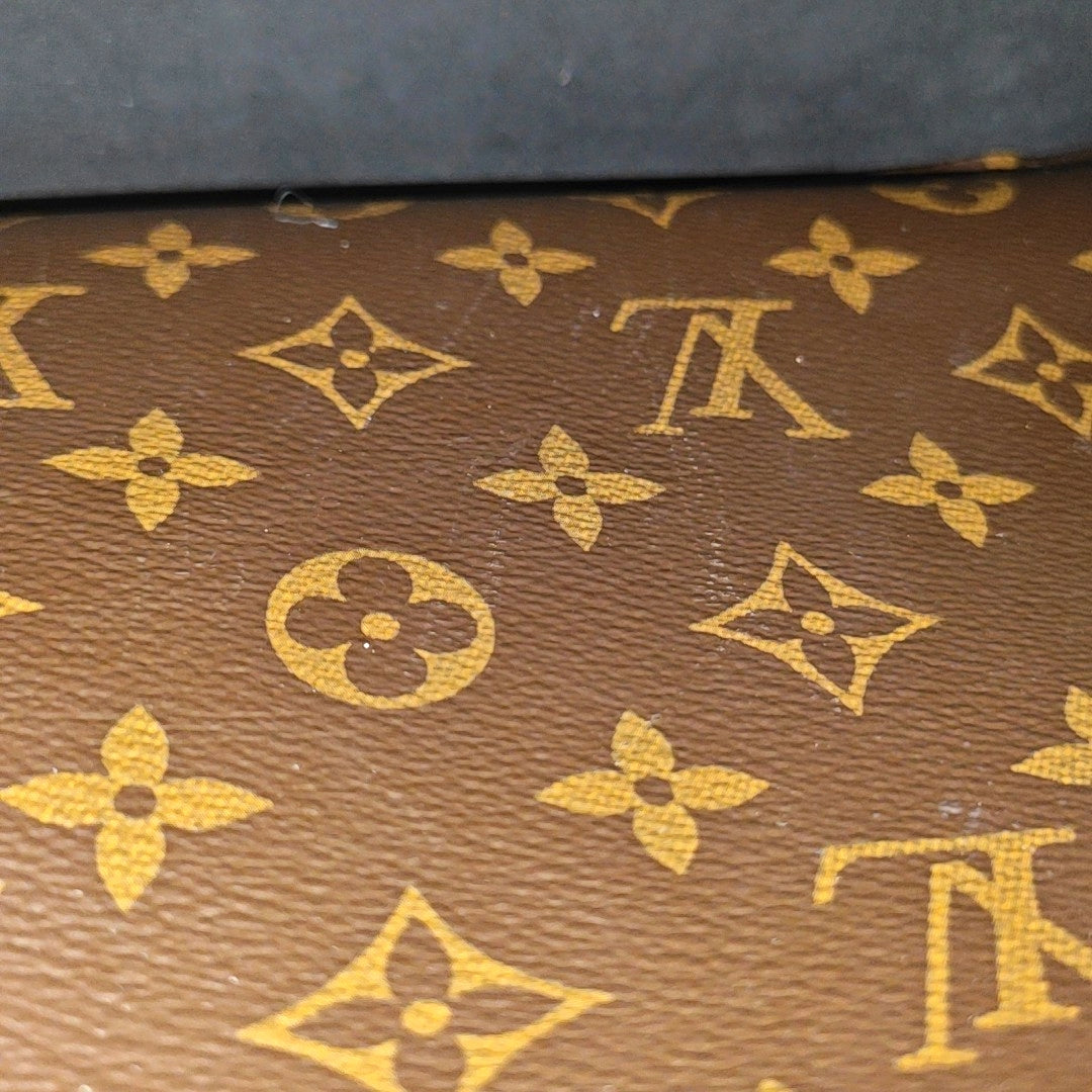 NÉONOÉ MM Monogram Coated Canvas Brown