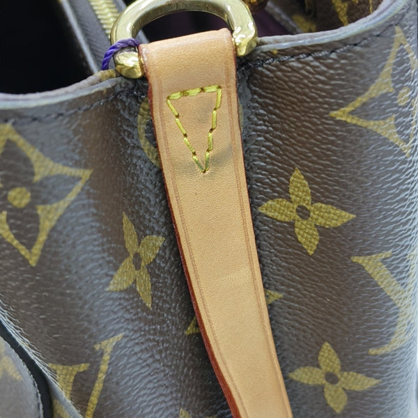 MONTAIGNE Monogram Coated Canvas Brown