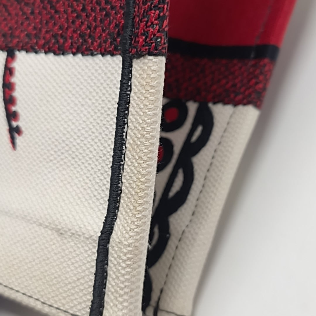 Book Tote Medium Canvas White