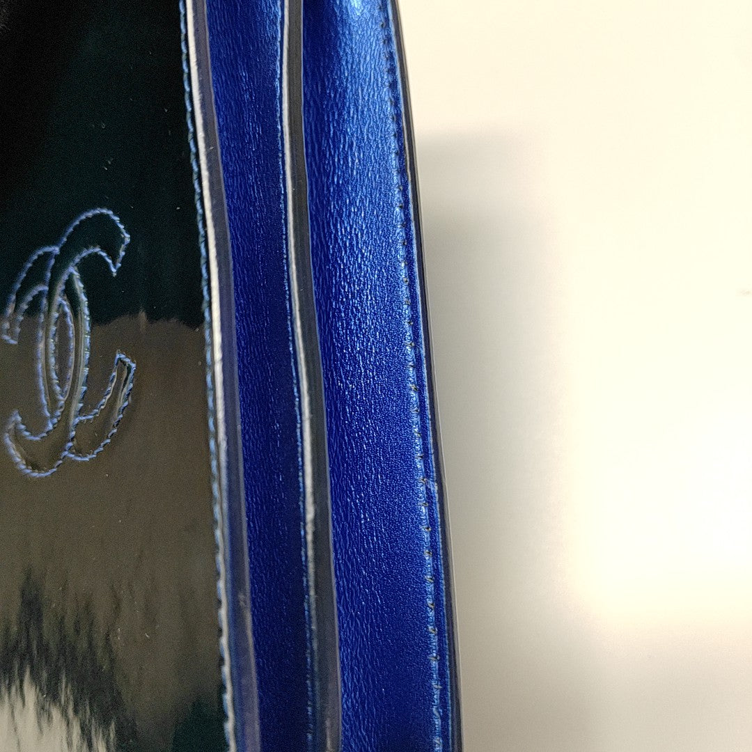 Patent Leather Blue