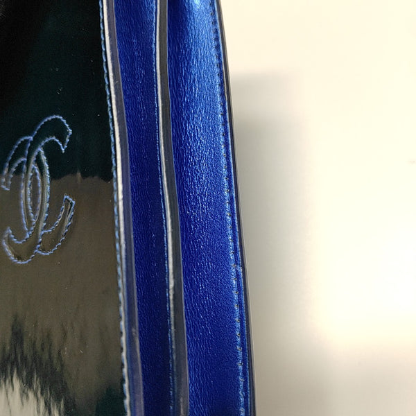 Patent Leather Blue