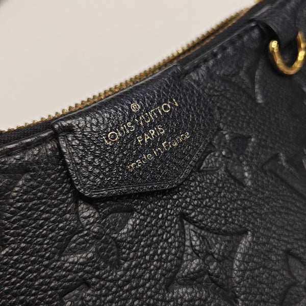 EASY POUCH ON STRAP Monogram Calfskin Black