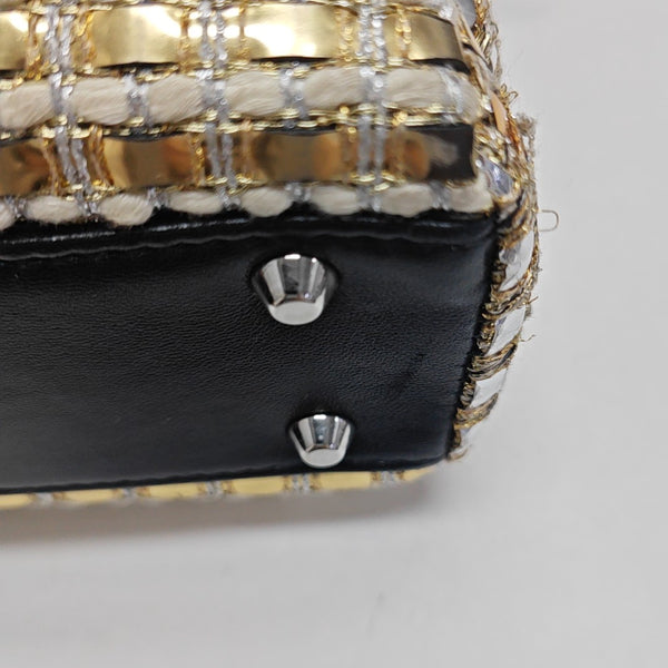 Lady Dior Mini Fabric Multicolor