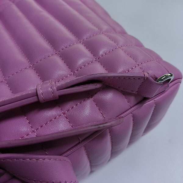 Lola Mini Quilted Lambskin Pink