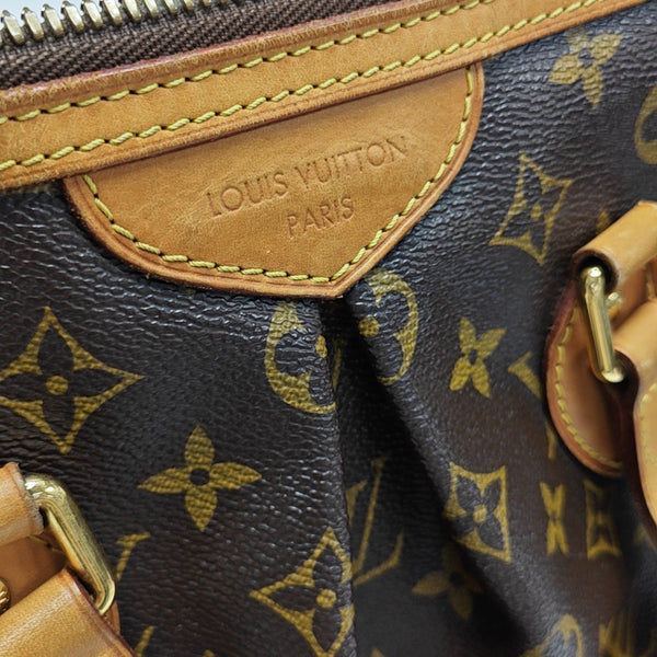 PALERMO PM Monogram Coated Canvas Brown