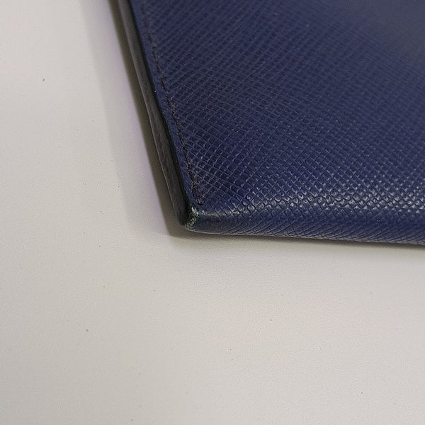 Saffiano Calfskin Clutch Blue