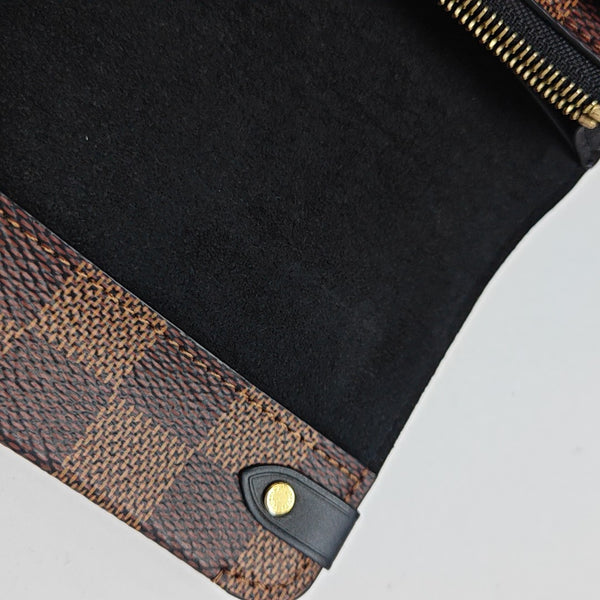 VAVIN Damier Ebene Coated Canvas Brown