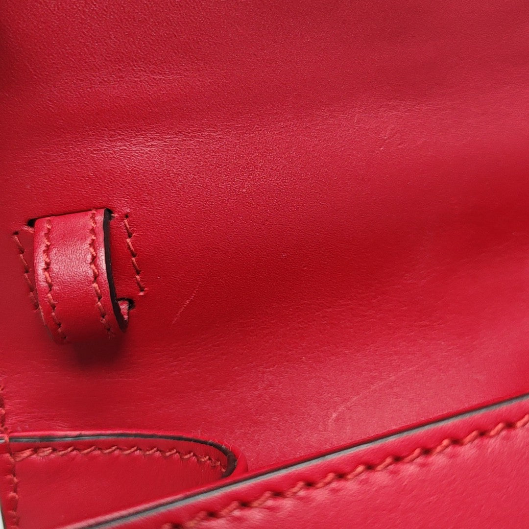 Sylvie Mini Calfskin Red