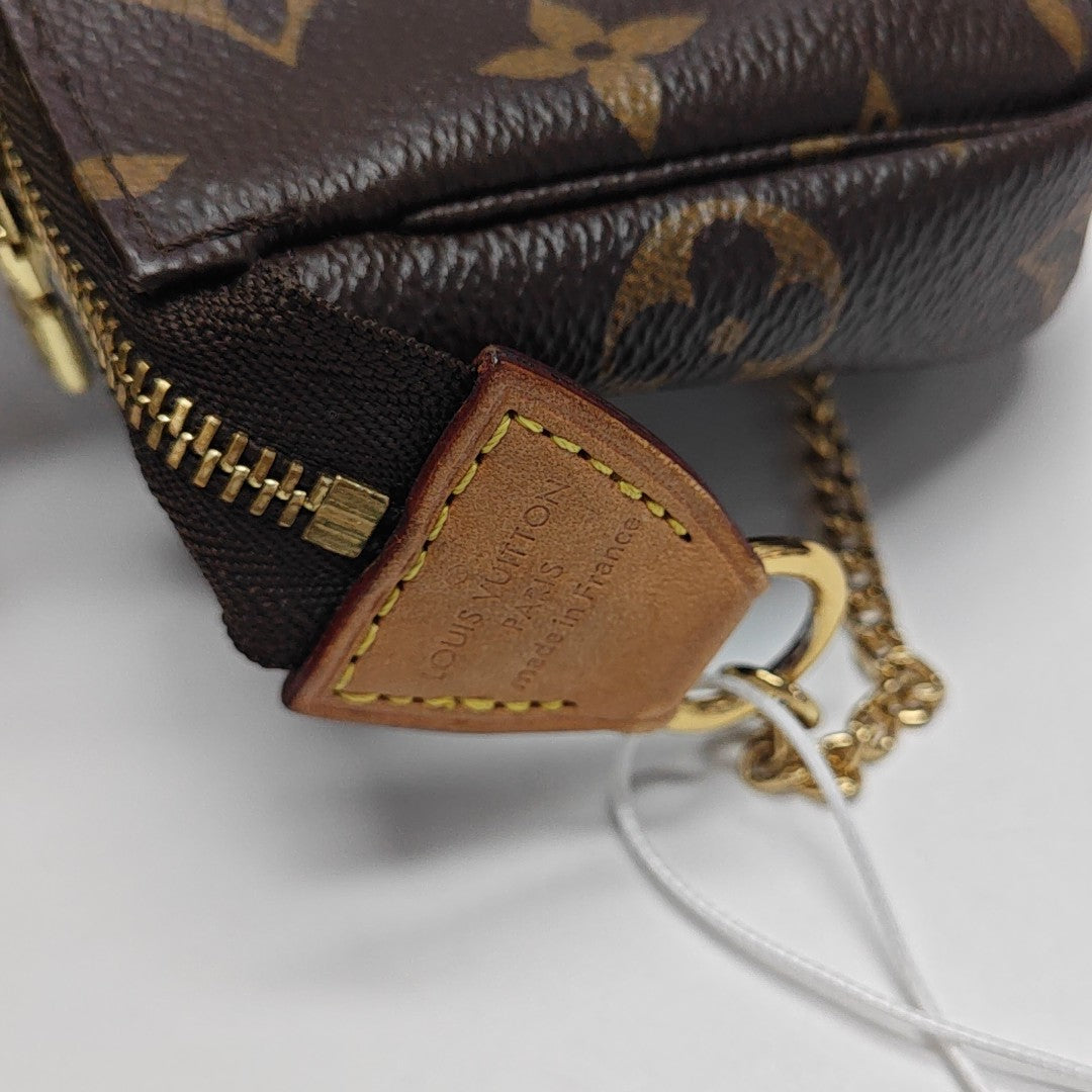 ACCESSOIRES Mini Monogram Coated Canvas Brown