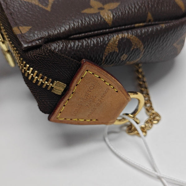 ACCESSOIRES Mini Monogram Coated Canvas Brown