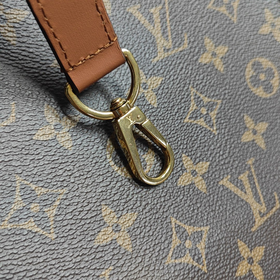 DAUPHINE MM Monogram Coated Canvas Brown