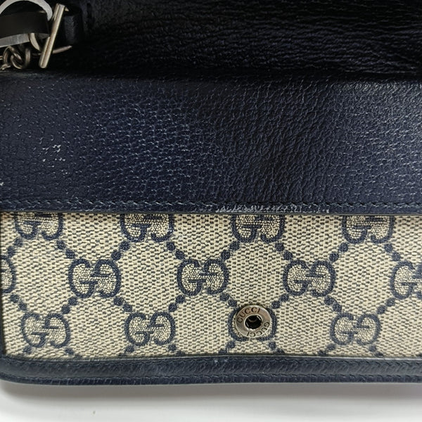 Dionysus Super Mini Monogram Coated Canvas Beige