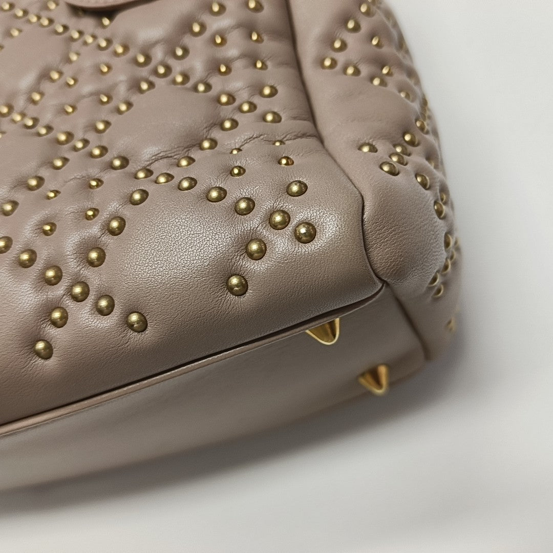 Lady Dior Medium Cannage Lambskin Beige