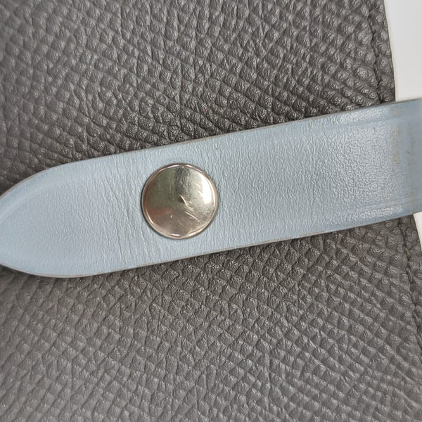STRAP Calfskin Gray Card Holder