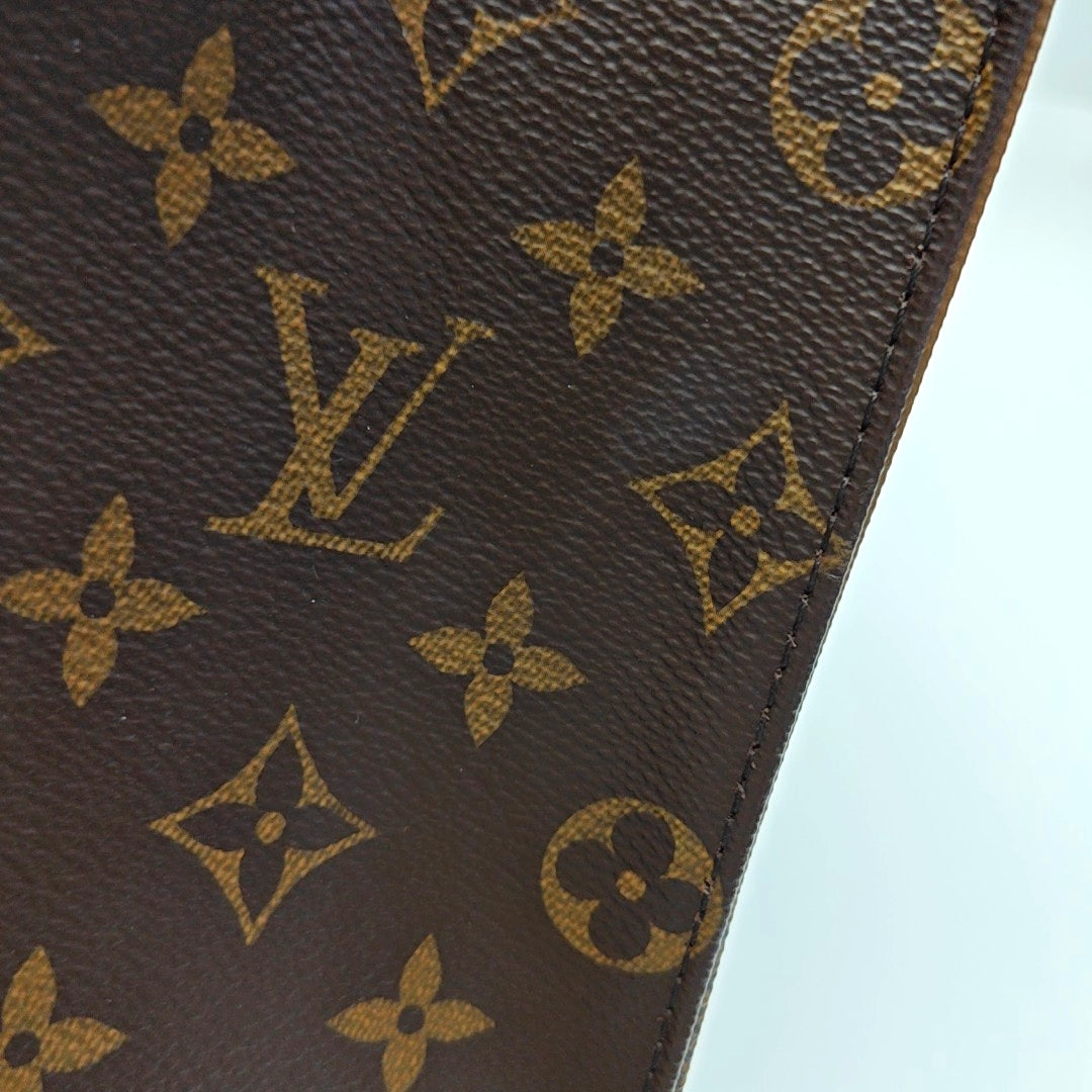 Authenticated pre-owned  ONTHEGO GM Monogram Coated Canvas Brown - Tote Bag at Looply