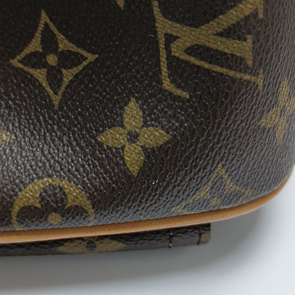 HUDSON GM Monogram Coated Canvas Brown