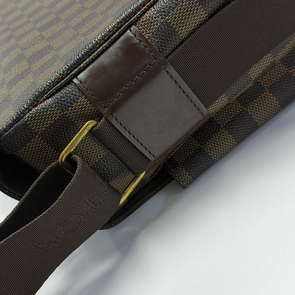 BROADWAY Damier Ebene Coated Canvas Brown