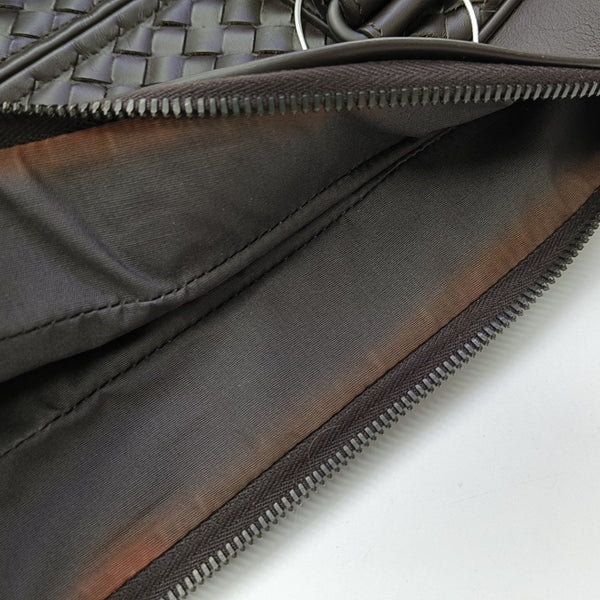 Calfskin Shoulder Bag Brown