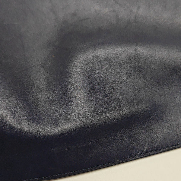 Calfskin Shoulder Bag Blue