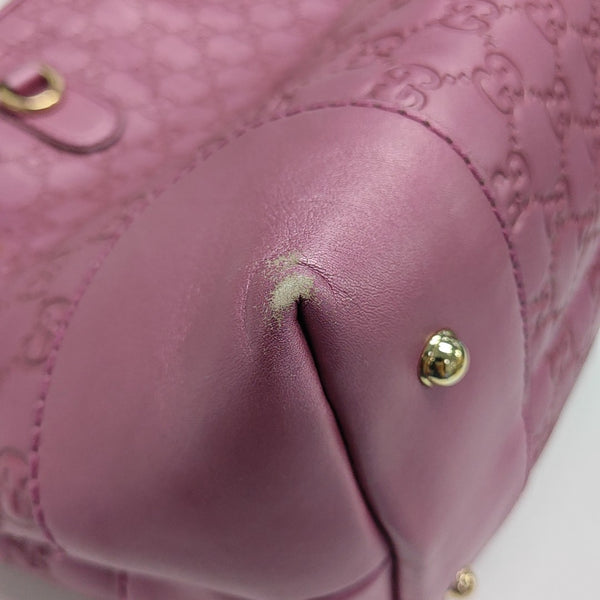 Monogram Calfskin Tote Bag Pink