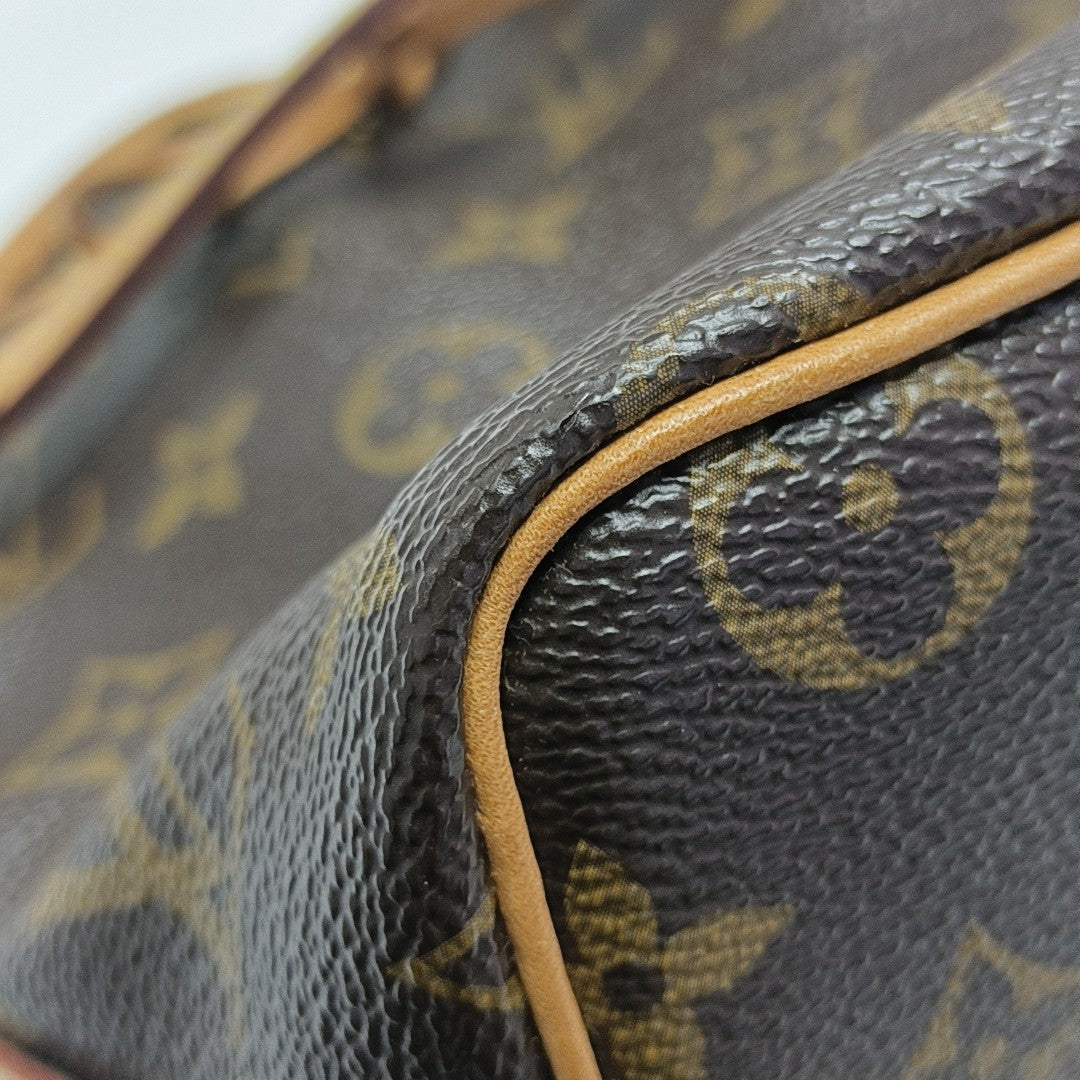 NÉONOÉ Nano Monogram Coated Canvas Brown