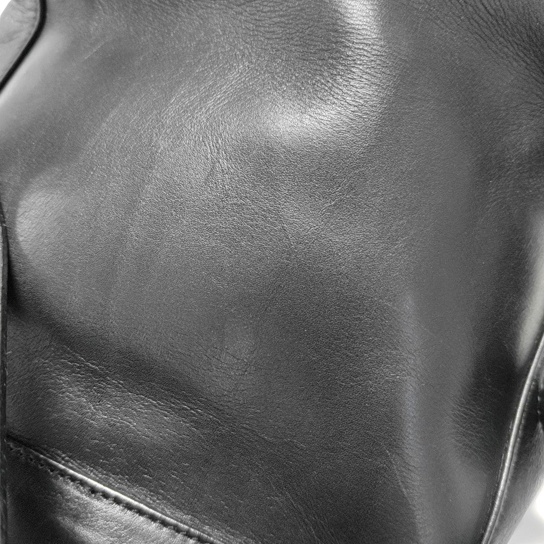 Calfskin Backpack Black