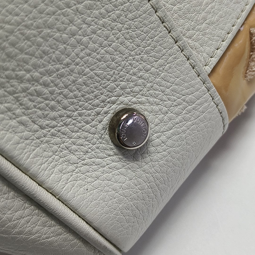 SPEEDY 25 Monogram Calfskin Yellow