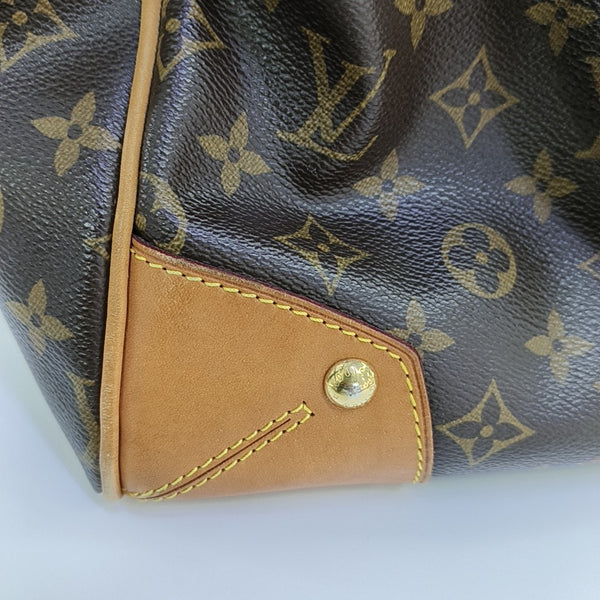 RETIRO NM Monogram Coated Canvas Brown