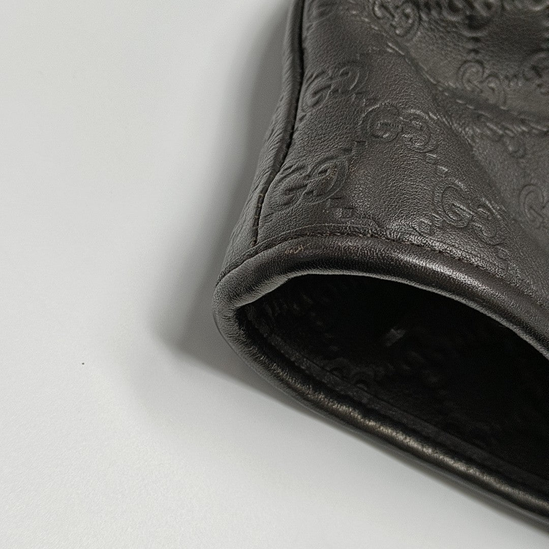 GG Imprime Monogram Calfskin Black