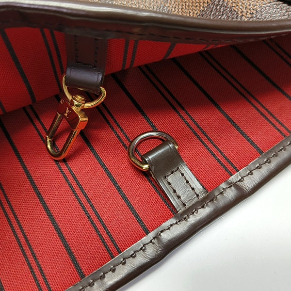 NEVERFULL MM Damier Ebene Coated Canvas Brown