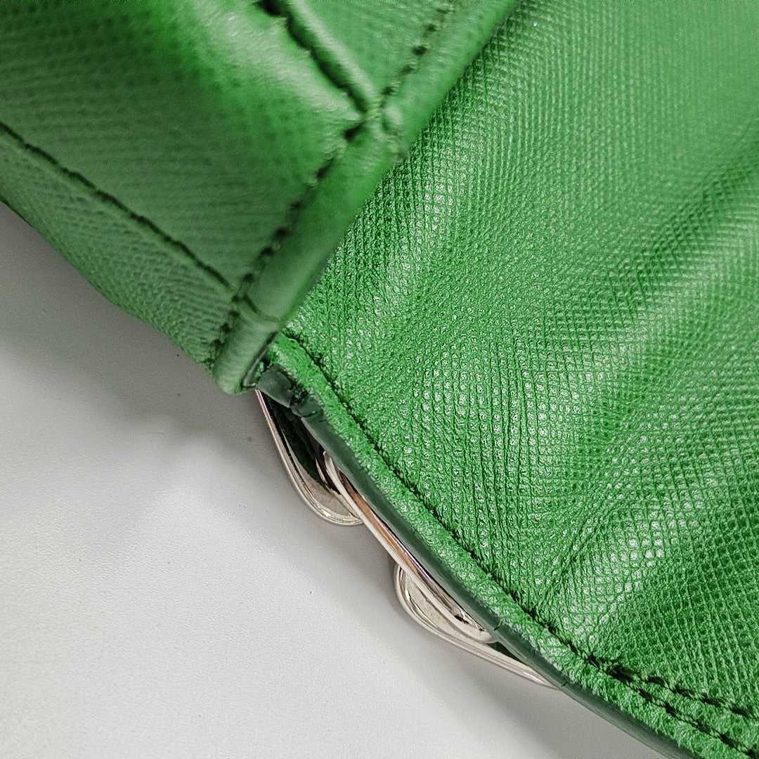 Sound Bag Saffiano Calfskin Green