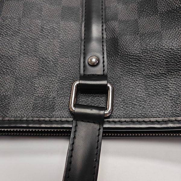 TADAO Damier Graphite Coated Canvas Gray