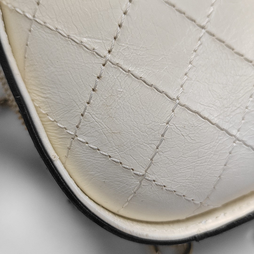 Quilted Calfskin White