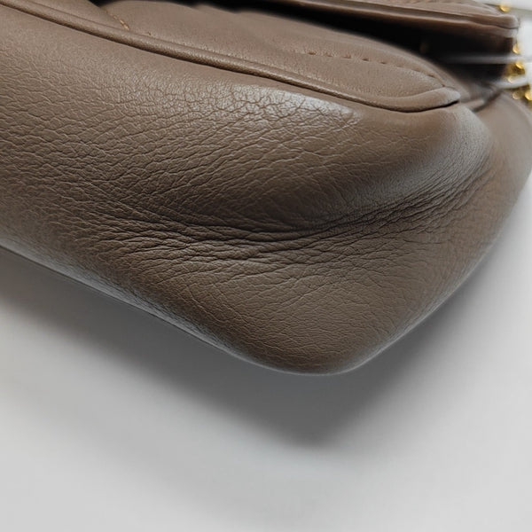 GG Marmont Mini Quilted Calfskin Beige