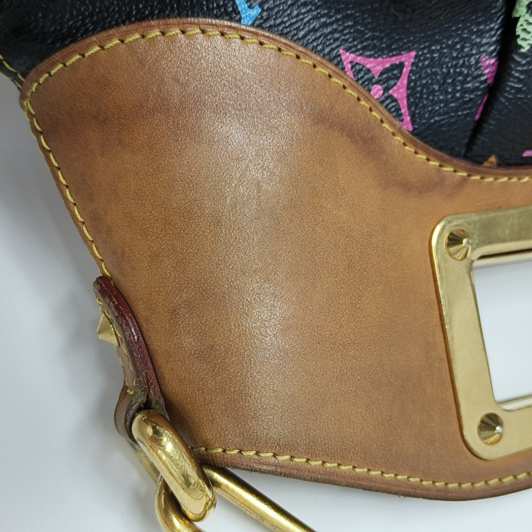LV × TM JUDY PM Monogram Coated Canvas Black