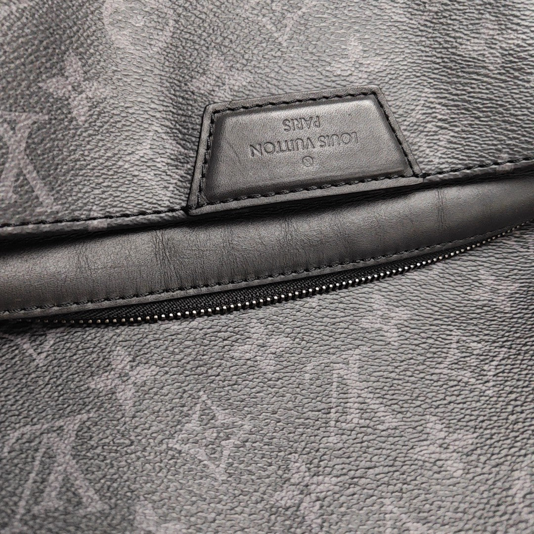 DISCOVERY PM Monogram Coated Canvas Black