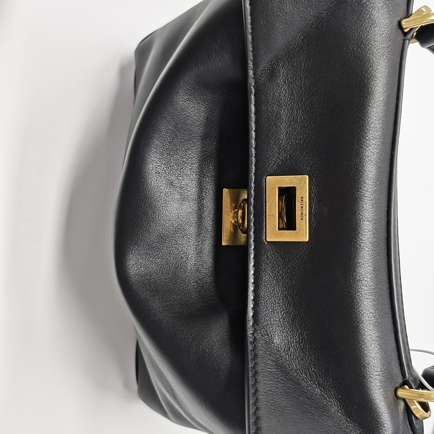 Calfskin Shoulder Bag Mini Black