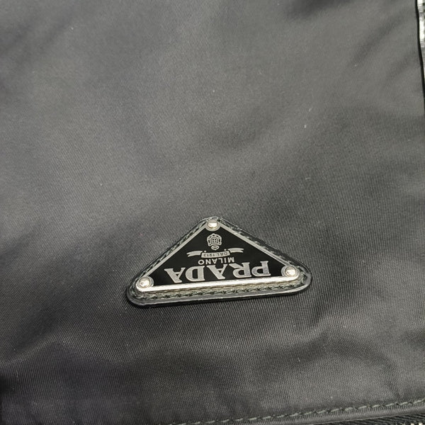 Nylon Shoulder Bag Black