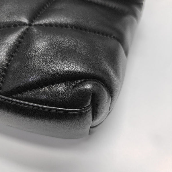 PUFFER Mini Chevron Lambskin Black