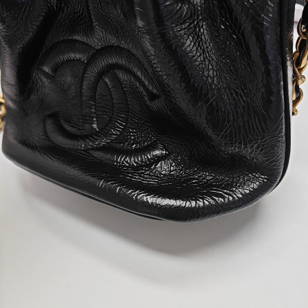 Calfskin Shoulder Bag Black