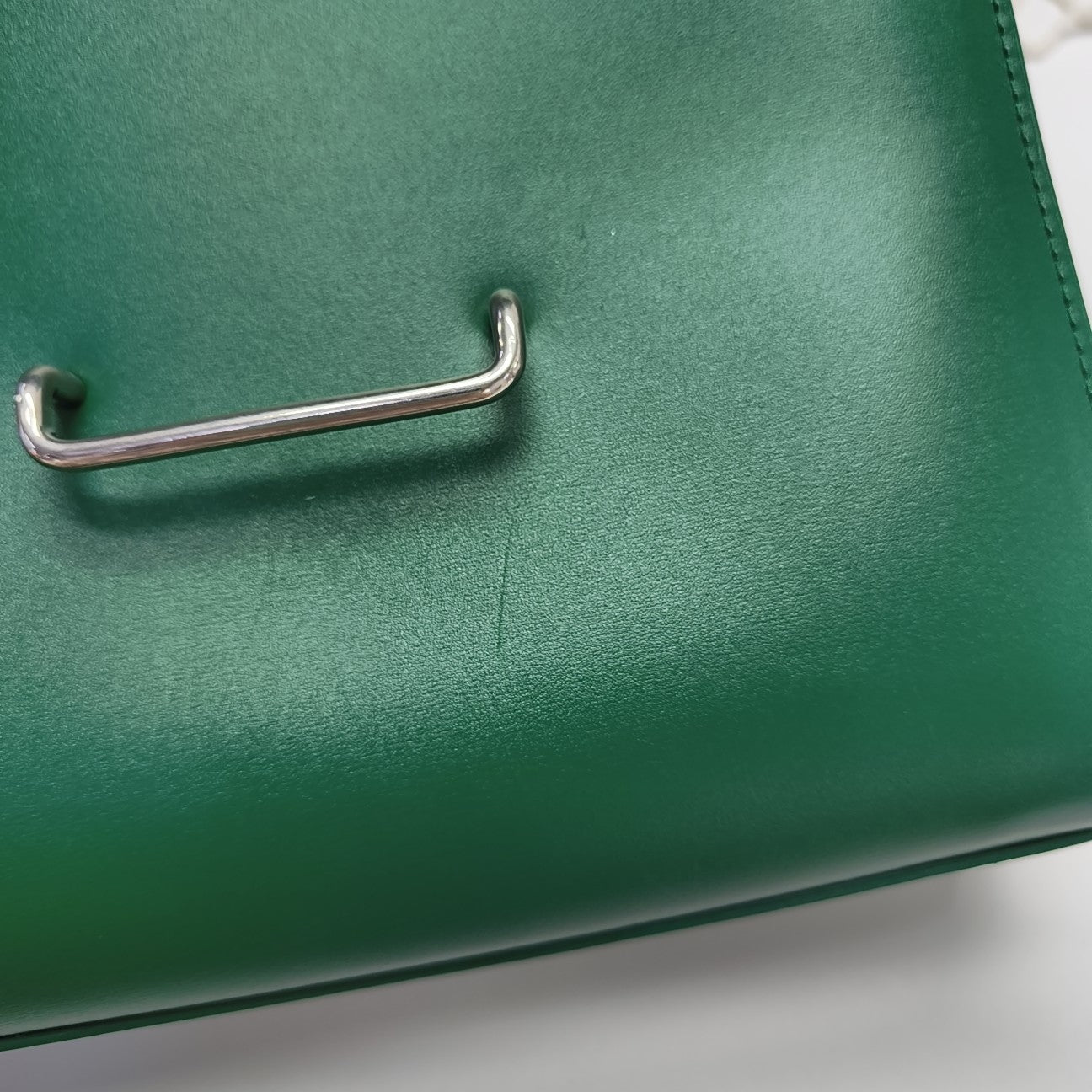 The Clip Calfskin Green