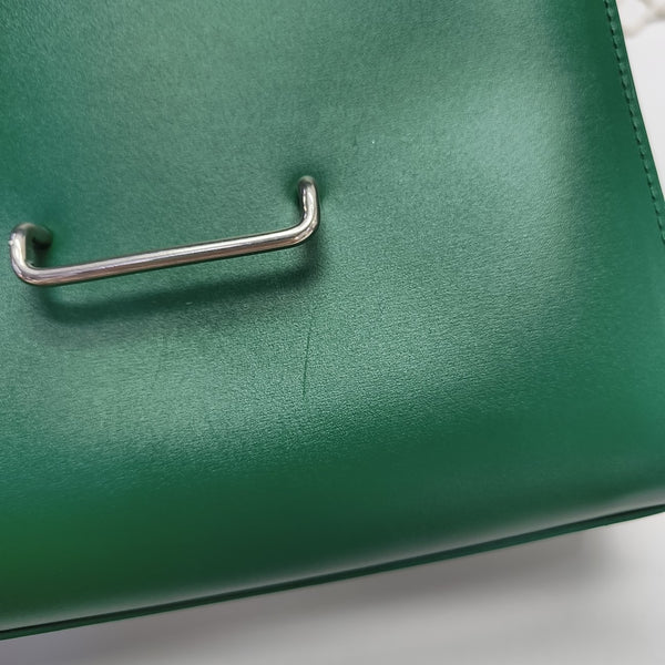 The Clip Calfskin Green
