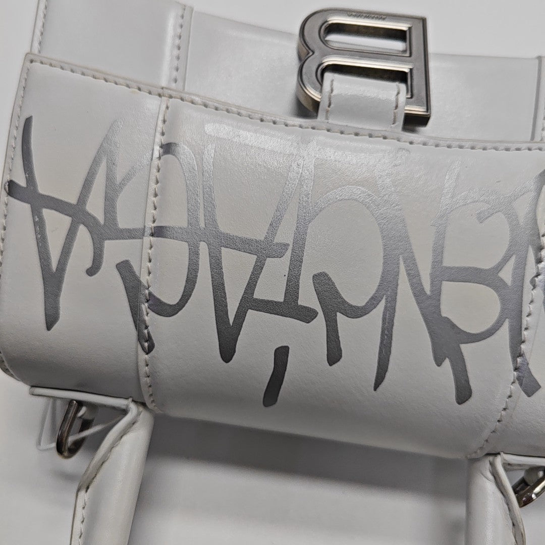 Hourglass XS Calfskin White