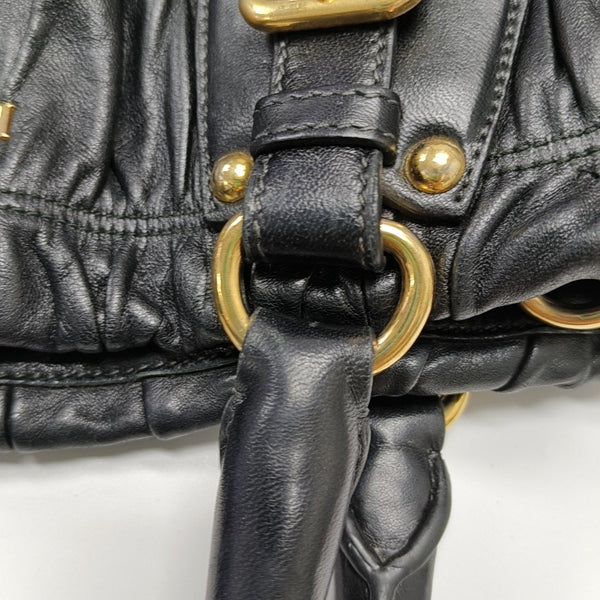 Gaufre Quilted Lambskin Black