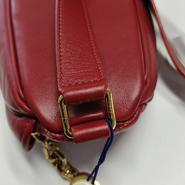 Quilted Calfskin Belt Bag Red