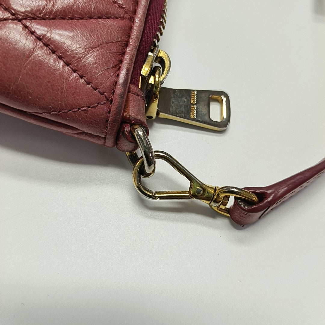 Quilted Lambskin Shoulder Bag Pink